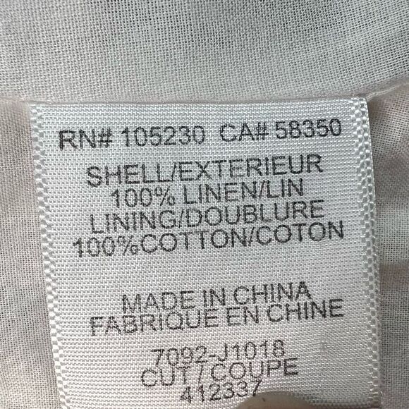 Joie Blazer Jacket Womens Size 2 Black Grey 100% Linen Capsule Corporate Career - Picture 6 of 8